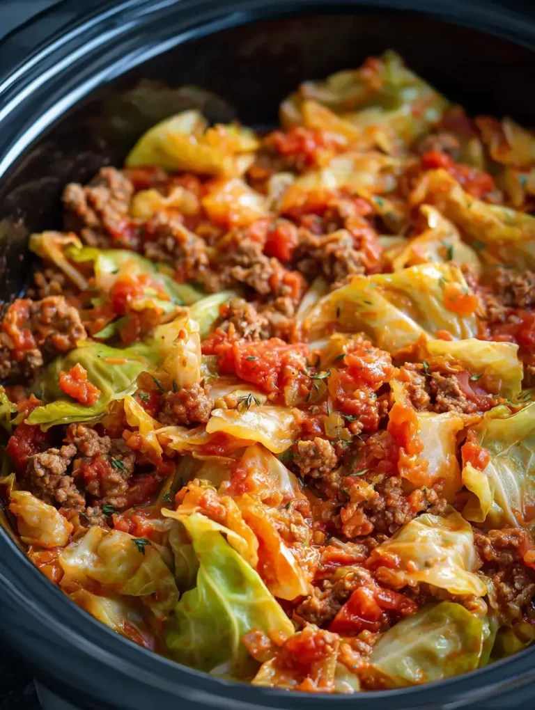Slow Cooker Unstuffed Cabbage Rolls: A Comforting One-Pot Meal