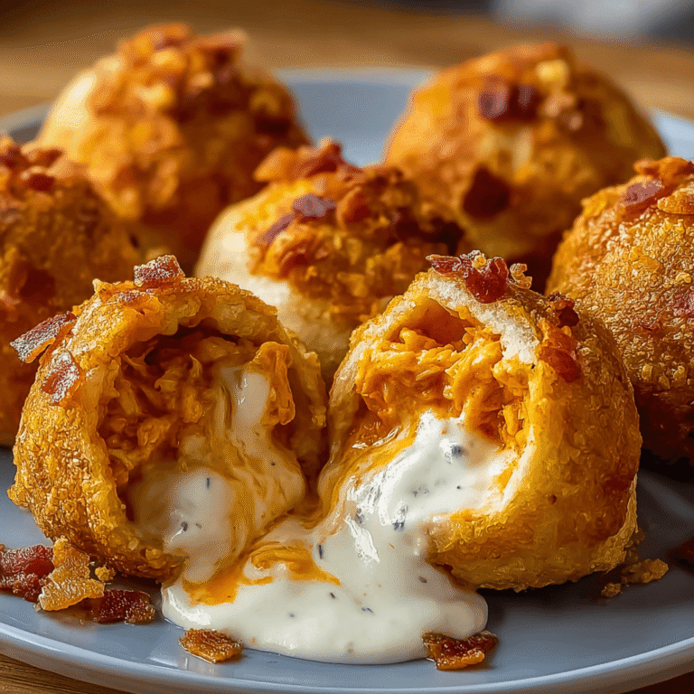 Easy Buffalo Chicken Bombs with Bacon and Mozzarella