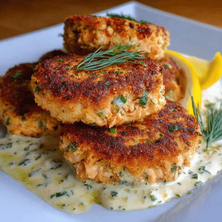 Easy Salmon Patties Recipe (Crispy & Flavorful)