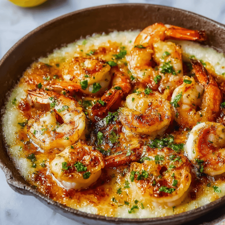 Easy Creamy Garlic Butter Shrimp Recipe
