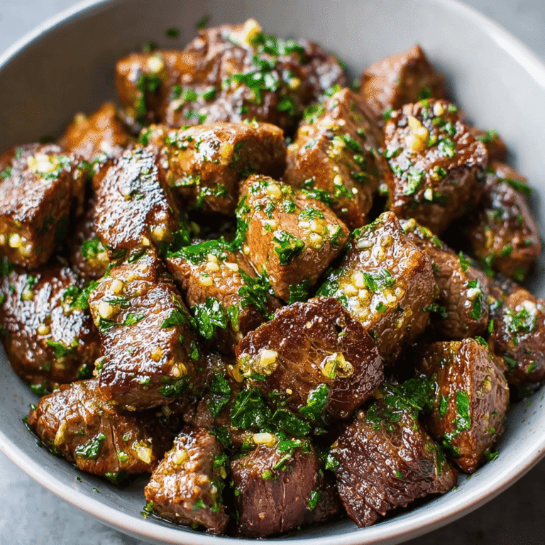 Tender Garlic Butter Steak Bites (15-Minute Recipe)