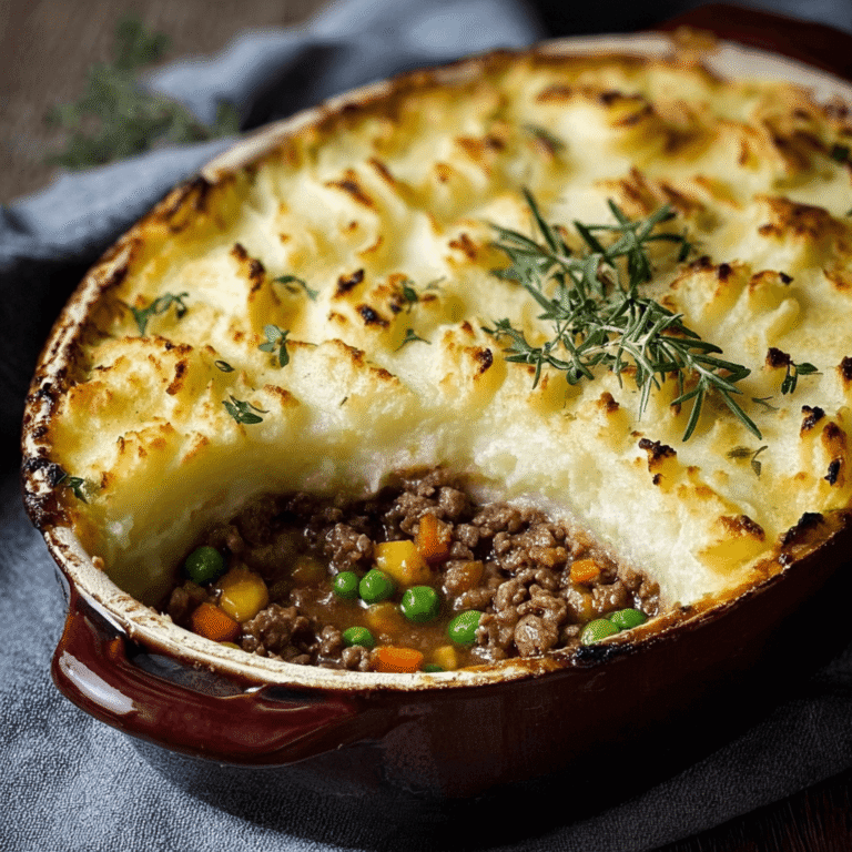 Hearty Shepherd’s Pie Recipe: A Step-by-Step Guide