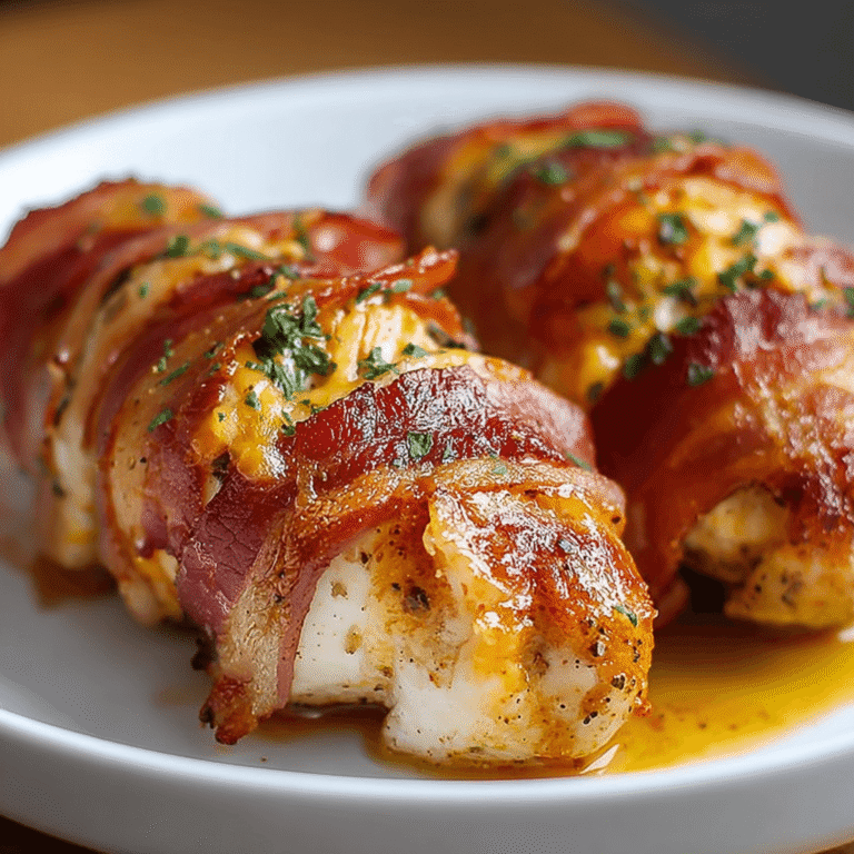 Easy Bacon-Wrapped Chicken (Oven or Air Fryer Recipe)