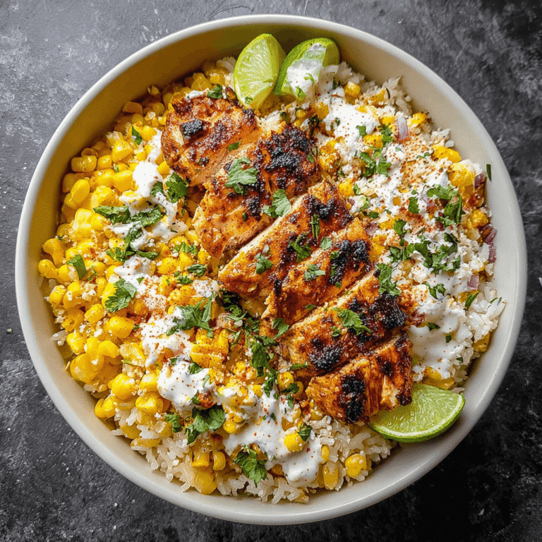 Easy Slow Cooker Street Corn Chicken (For Perfect Rice Bowls)
