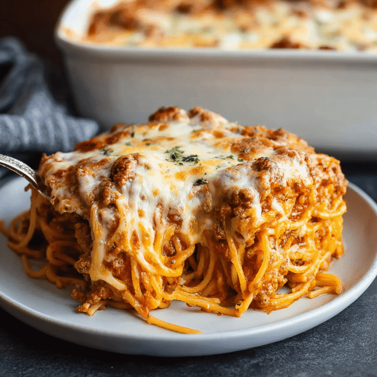 Cheesy Baked Spaghetti Casserole: Your New Go-To Weeknight Dinner