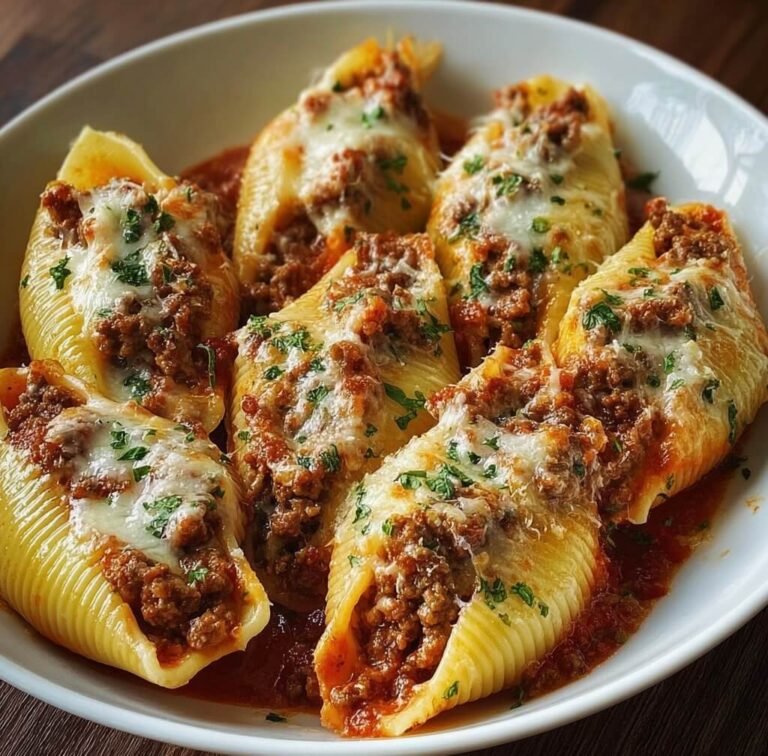 Creamy Beef and Ricotta Stuffed Shells (Easy & Freezer-Friendly)