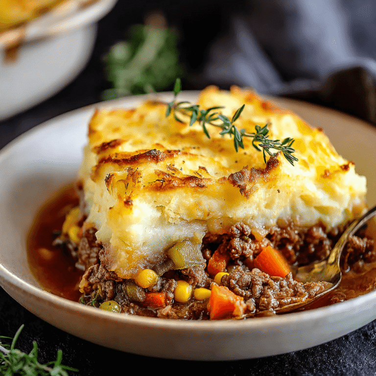 Rich & Hearty Shepherd’s Pie: A No-Fail Recipe