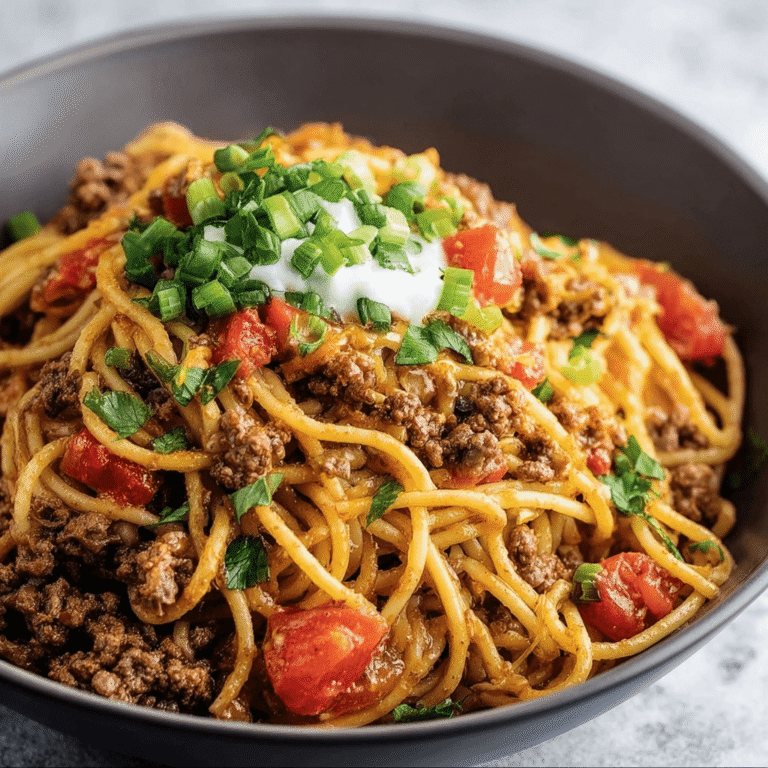One-Pot Taco Spaghetti Recipe (Ready in 30 Minutes)