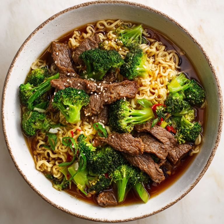 Rich & Savory Beef and Broccoli Ramen (Ready in 20 Minutes)
