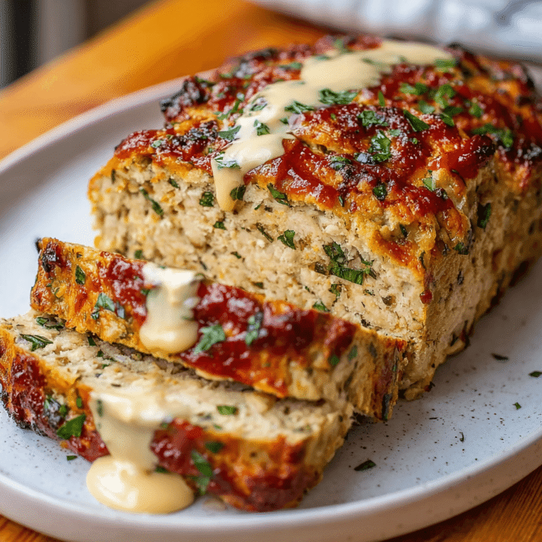 Flavor-Packed Parmesan Chicken Meatloaf Recipe
