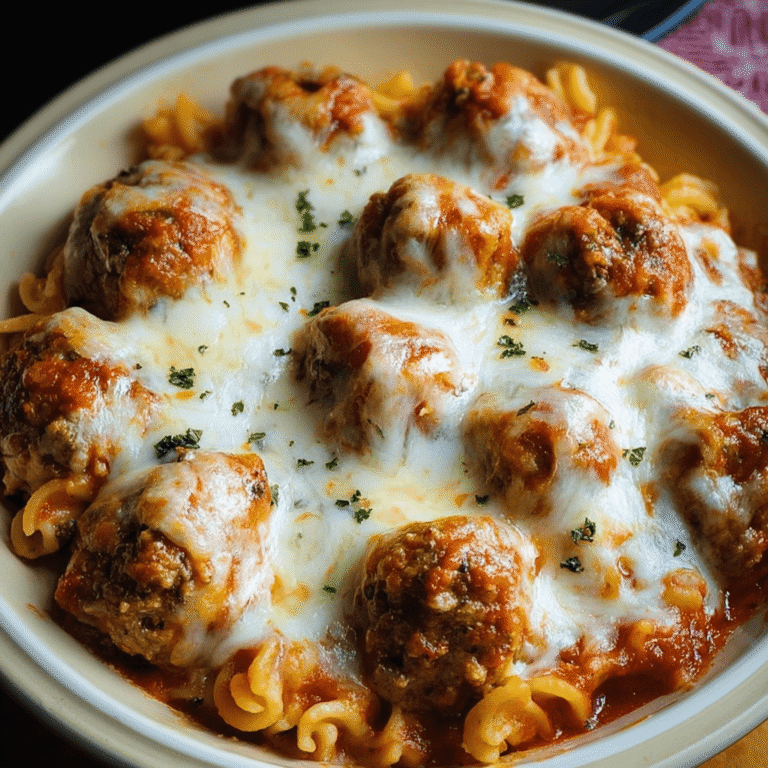 Slow Cooker Meatball Casserole: The Easiest One-Pot Dinner