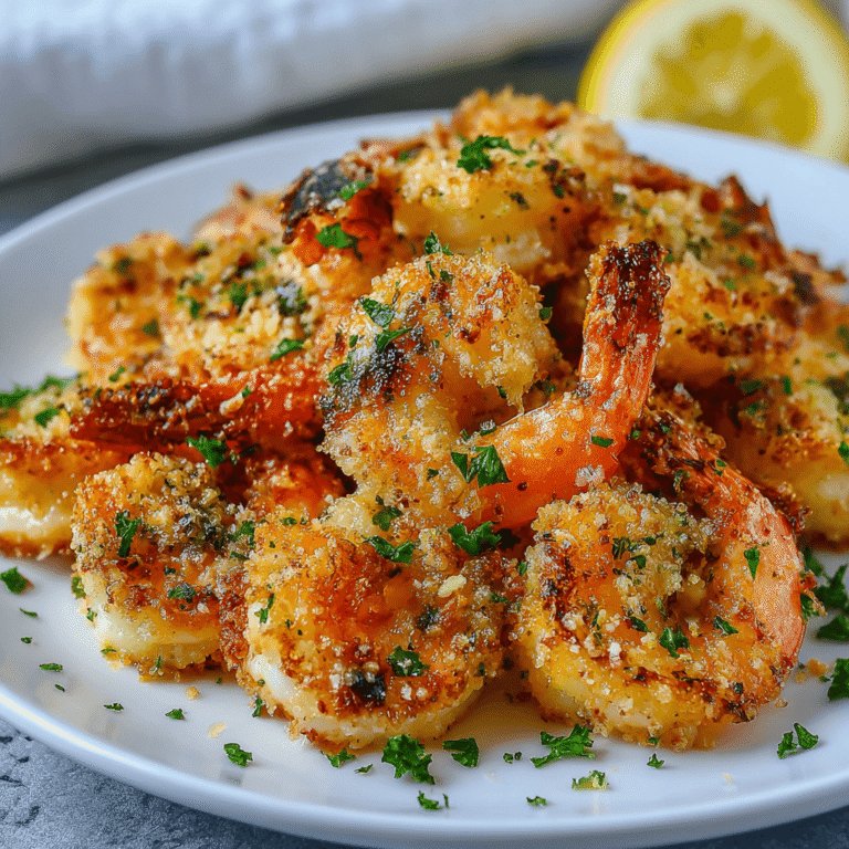 10-Minute Air Fryer Garlic Parmesan Shrimp (Crispy & Easy)