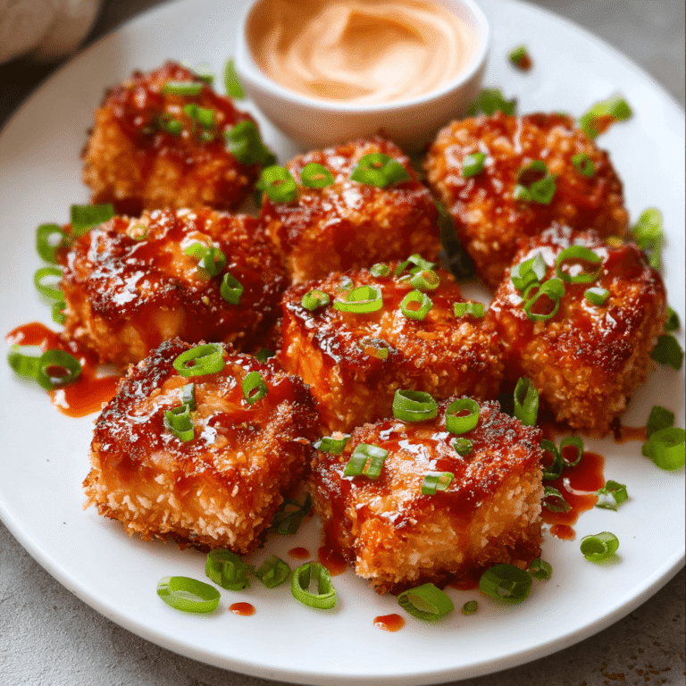 Crispy Bang Bang Salmon Bites (Air Fryer or Oven Method)