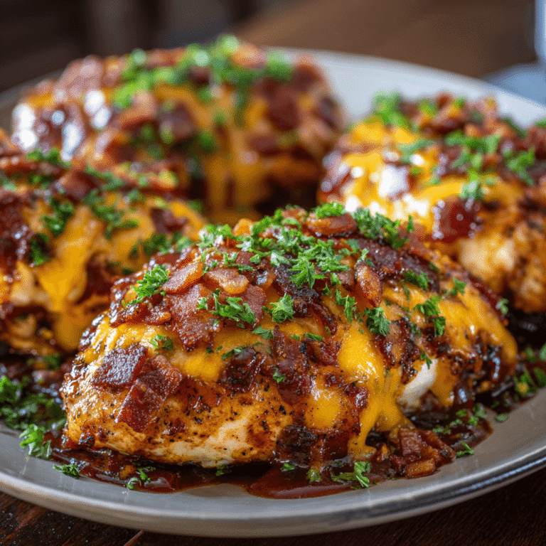 Crockpot Cowboy Chicken: Rich BBQ, Bacon & Cheddar