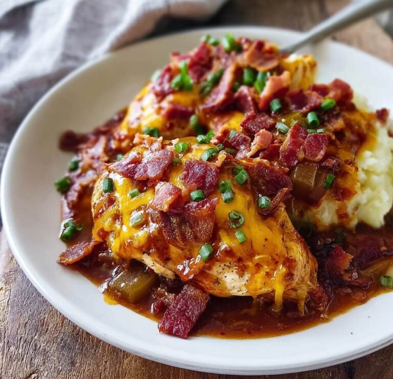 Slow Cooker Cowboy Chicken: A BBQ Bacon Cheddar Recipe
