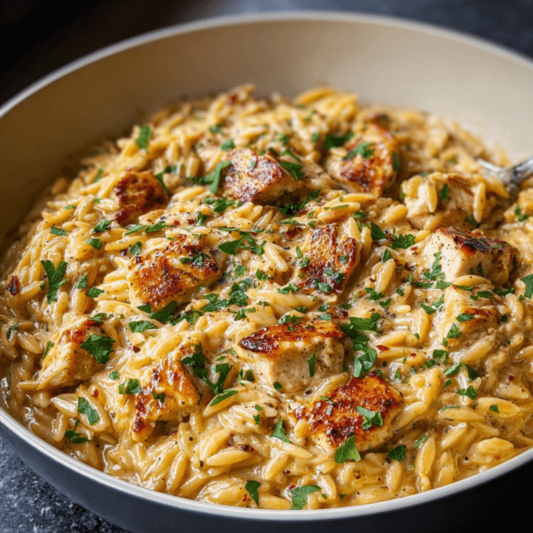 Creamy One-Pot Cajun Chicken Orzo