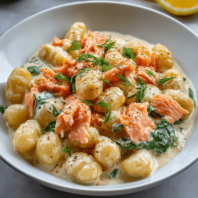 Creamy Smoked Salmon Gnocchi: A 20-Minute Lighter Recipe