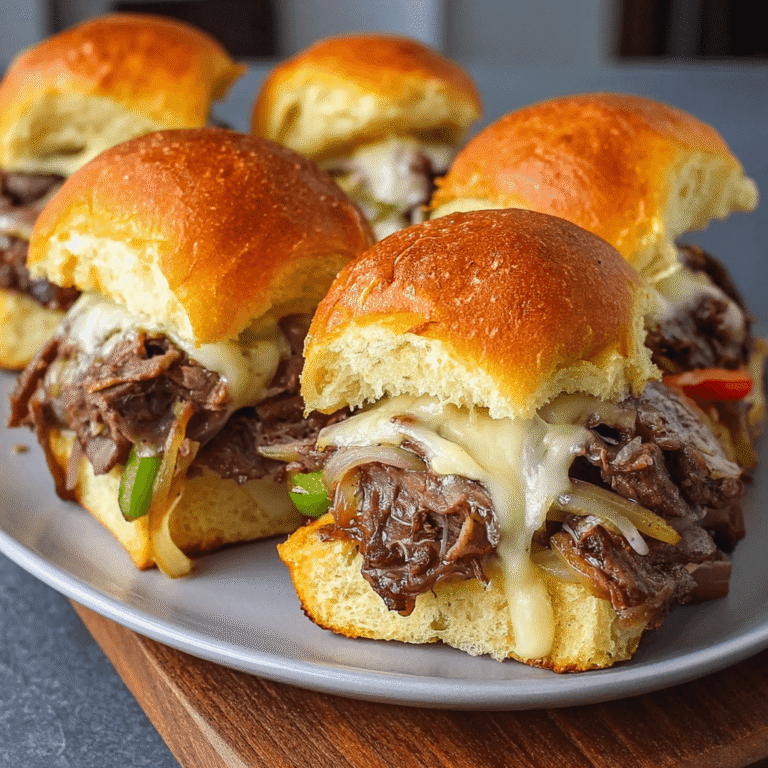 Easy Philly Cheesesteak Sliders: The Perfect Party Food