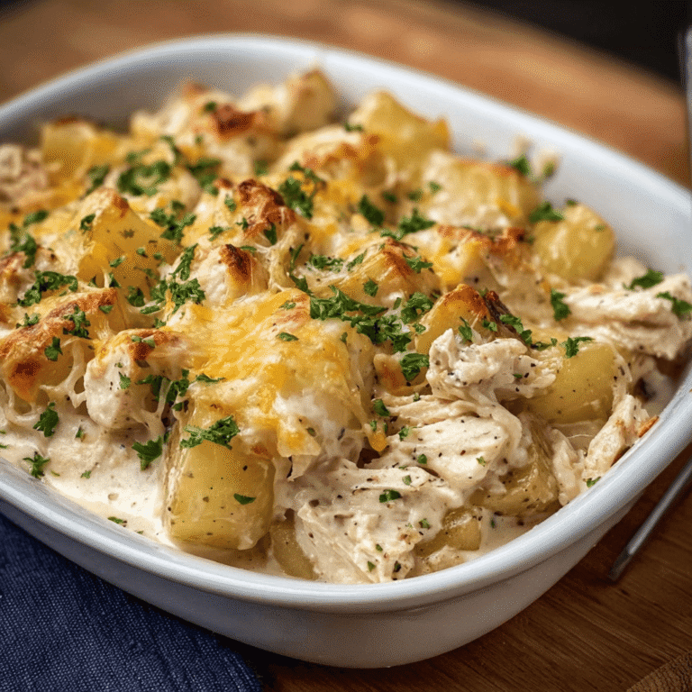 Crockpot Creamy Chicken and Potato Casserole