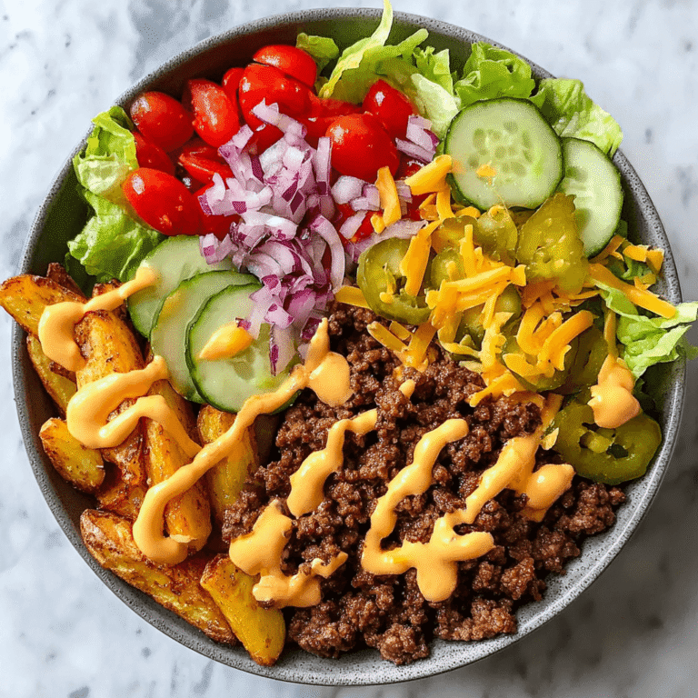 The Perfect Burger Bowl Recipe for Quick Weeknight Meals