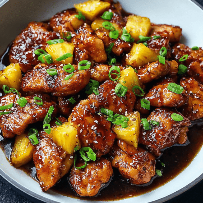 Crockpot Pineapple Bourbon Chicken: A Sweet & Sticky Favorite