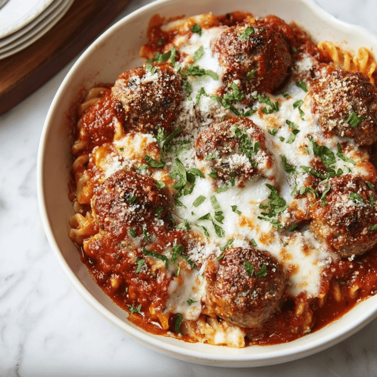 Hearty Crockpot Meatball Sub Casserole Recipe