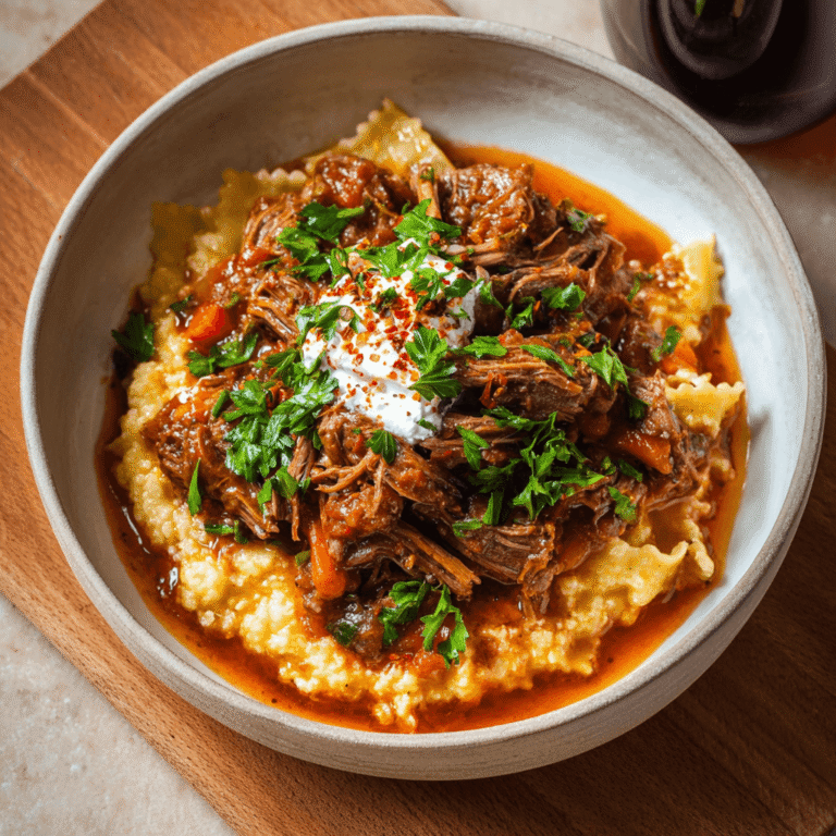 Rich & Tender Slow Cooker Lamb Ragu