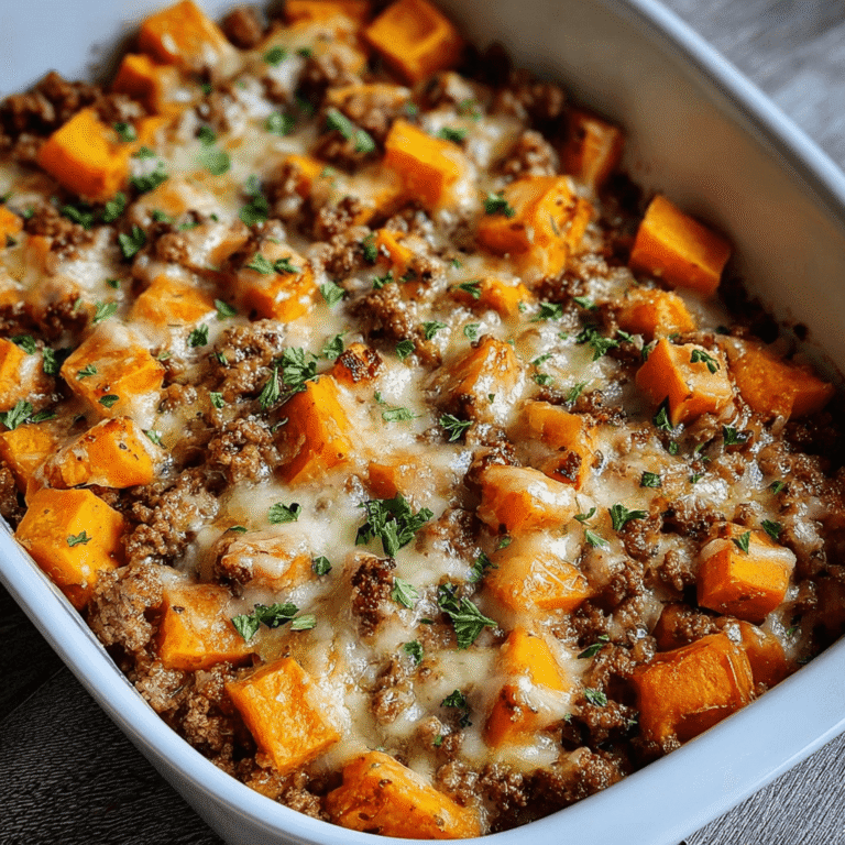 Hearty Ground Turkey Sweet Potato Bake: A Savory & Simple Recipe