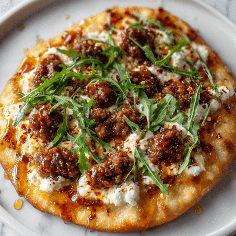 Hot Honey Flatbread Pizza: A 15-Minute Recipe for Sweet & Spicy Cravings