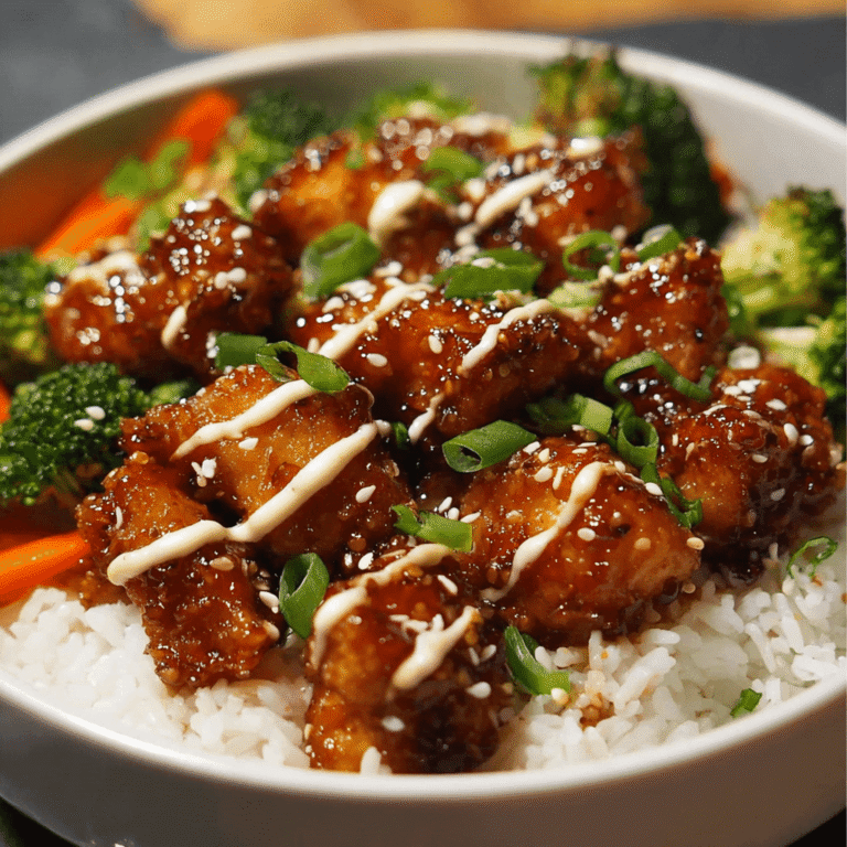 20-Minute Sticky Chicken Rice Bowls with Spicy Mayo