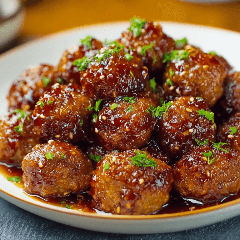 Easy Crockpot Honey Garlic Meatballs: A Foolproof Recipe for Tender Results