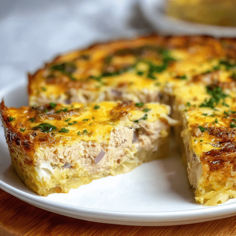 Easy Crustless Tuna Quiche (High-Protein, Low-Carb)