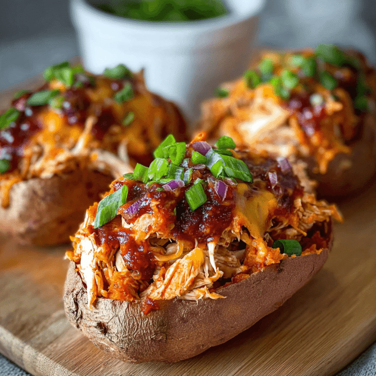 How to Make BBQ Chicken Stuffed Sweet Potatoes