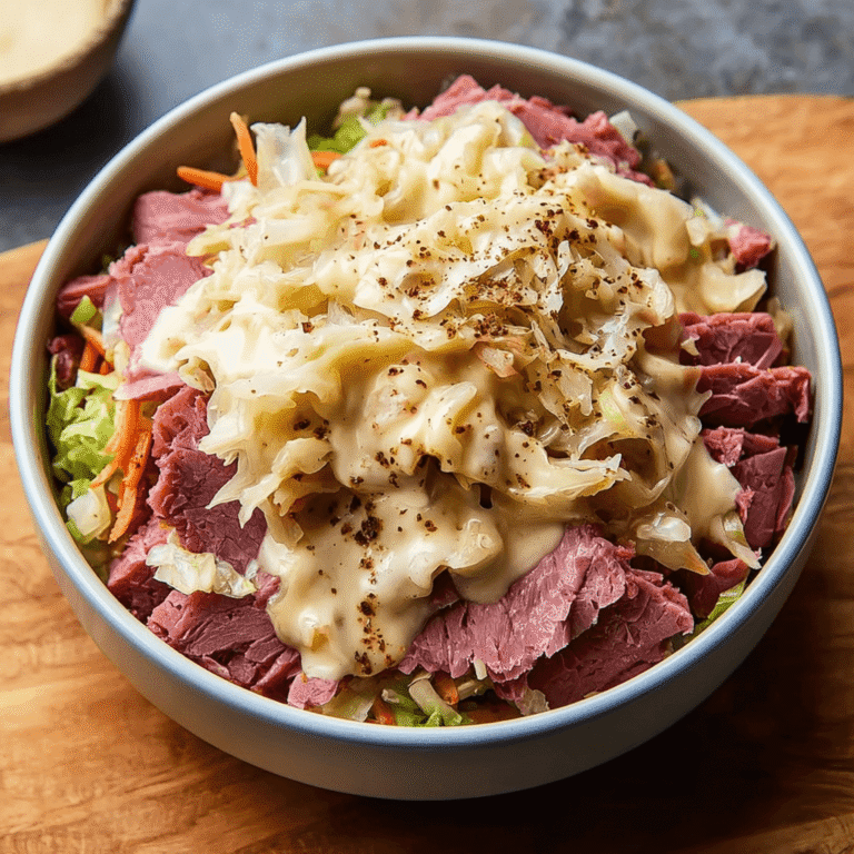 How to Make a Flavorful Reuben in a Bowl with Simple Ingredients