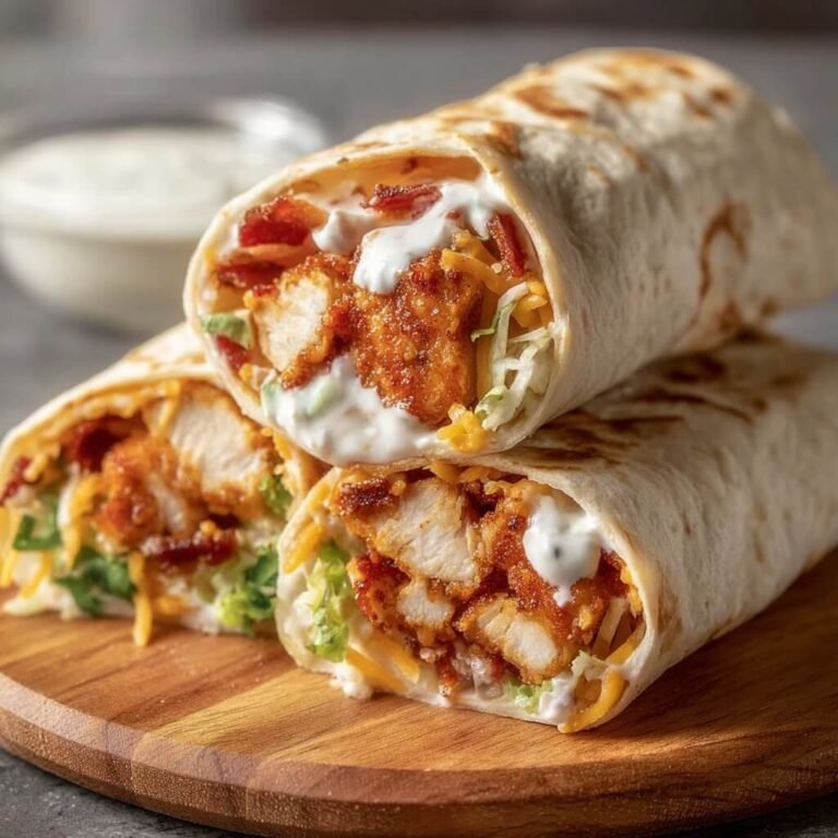 How to Make Crispy Bacon Chicken Ranch Wraps Simple and Delicious