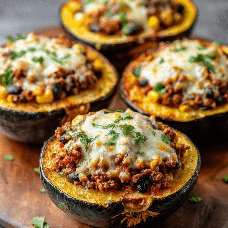 Easy Southwest Stuffed Acorn Squash Recipe for Flavorful Comfort