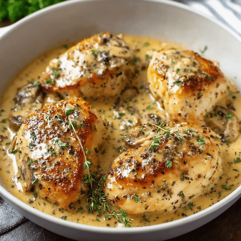 Easy DIJON Chicken in Garlic Wine Sauce: A Simple Crockpot Favorite