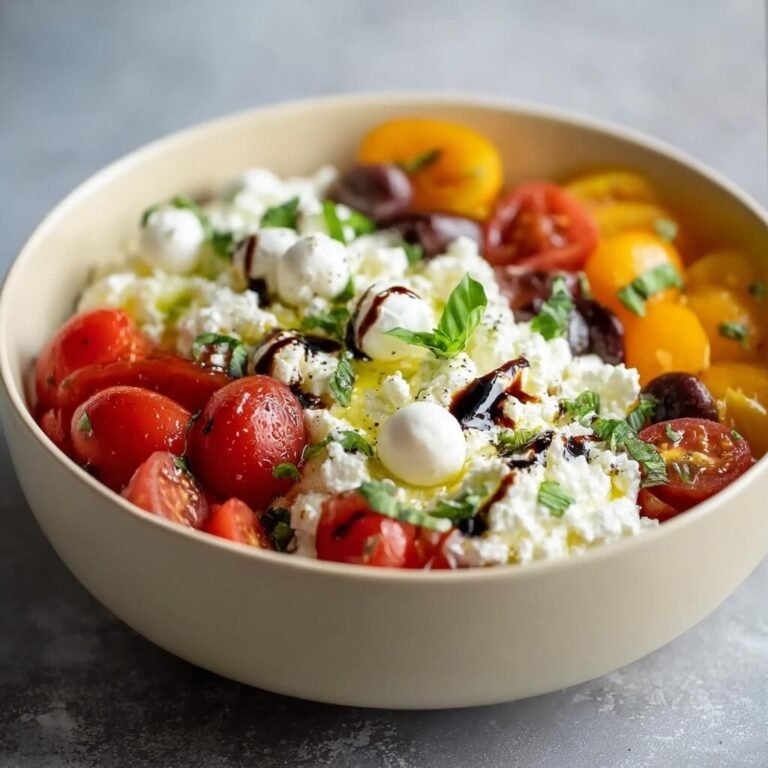 How to Make a Fresh and Easy Caprese Cottage Cheese Bowl