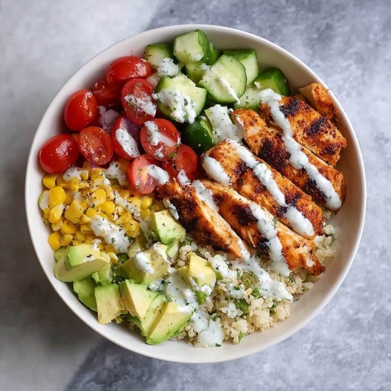 High Protein Chicken Bowl Recipe for Easy and Nutritious Meals