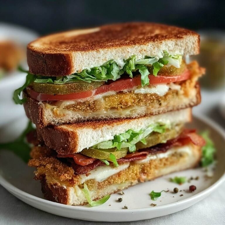 How to Make a Crunchy Fried Green Tomato BLT Sandwich That Pops with Flavor