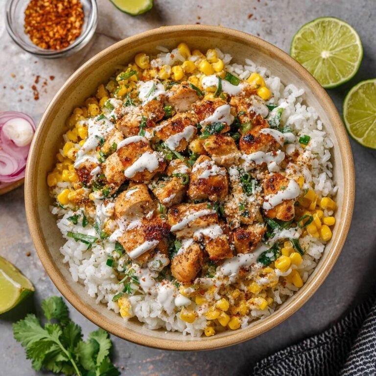 How to Make a Flavorful Street Corn Chicken Rice Bowl in Your Crockpot