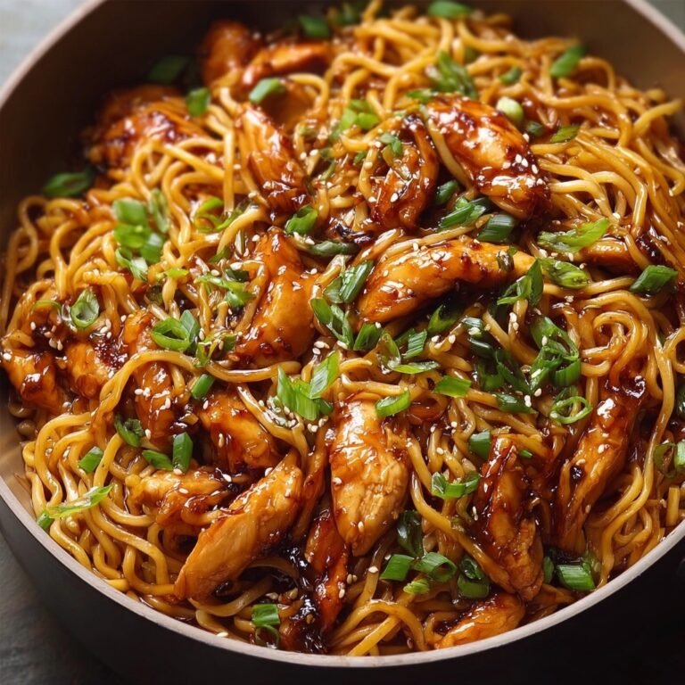 Simple Sticky Garlic Chicken Noodles for Fast, Flavorful Dinners