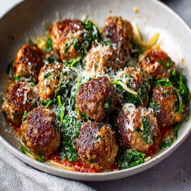 Easy Spinach & Garlic Meatballs Recipe for Flavorful Weeknight Dinners