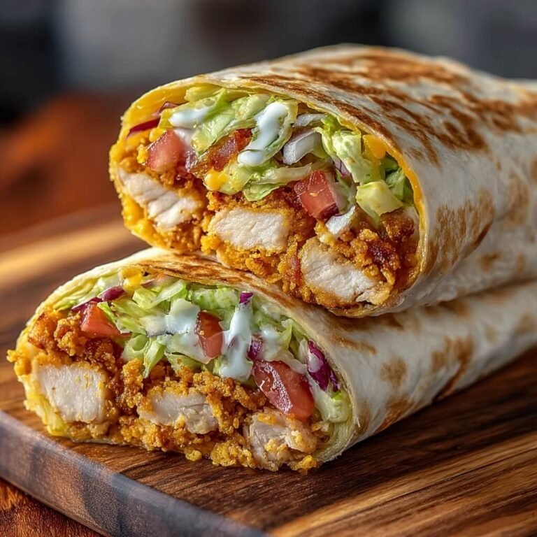 How to Make a Crispy and Flavorful Chicken Crunch Wrap at Home