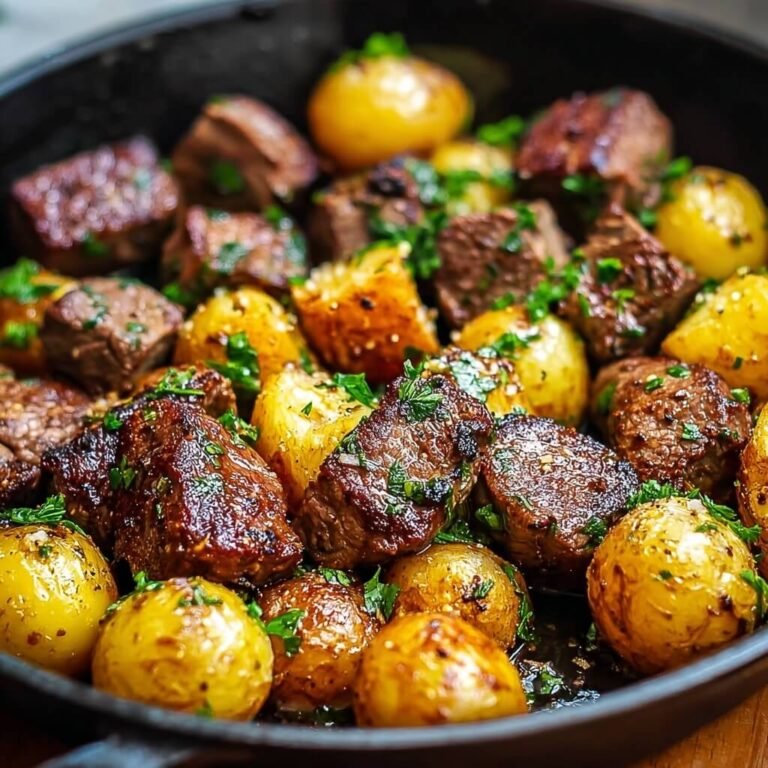 How to Make Garlic Butter Steak Bites with Potatoes for a Flavorful Weeknight Dinner