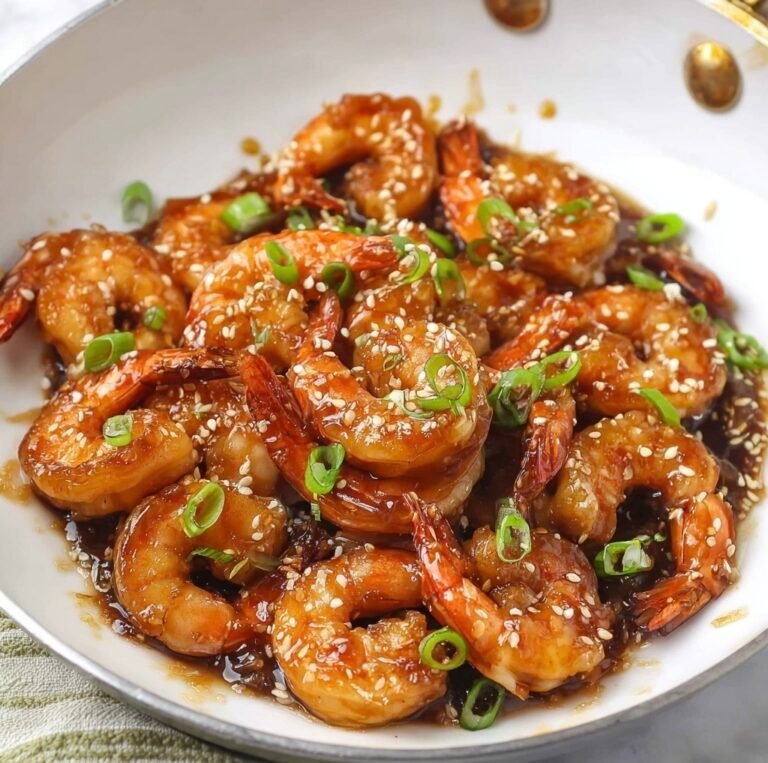 5 ingredient honey butter shrimp skillet dinner