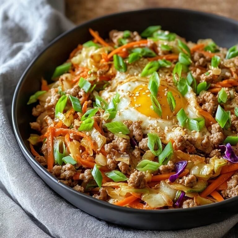 High Protein Egg Roll in a Bowl Dinner Recipe