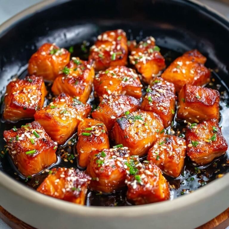 Quick and Flavorful Air Fryer Honey Garlic Salmon Bites for Effortless Weeknight Dinners