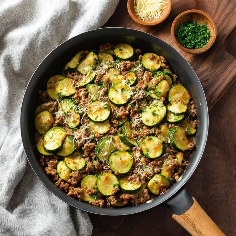 High Protein Ground Beef Zucchini Skillet Meal Prep for Busy Weekdays