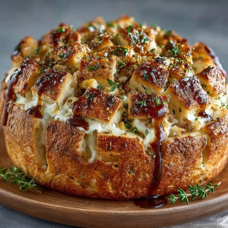 How to Make Brie Pull-Apart Bread with Pears and Caramelized Onions for Cozy Gatherings